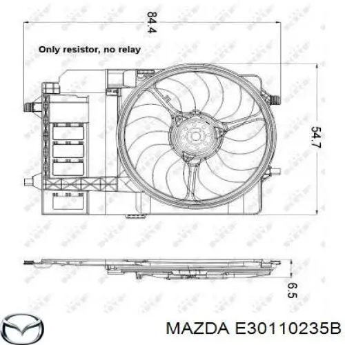 E30110235B Mazda прокладка клапанної кришки двигуна