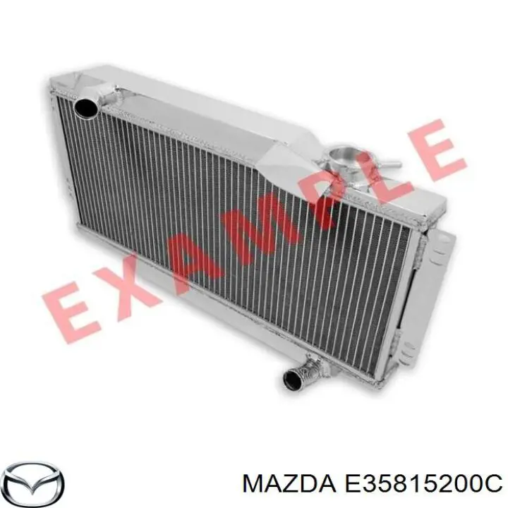 E35815200C Mazda радіатор охолодження двигуна