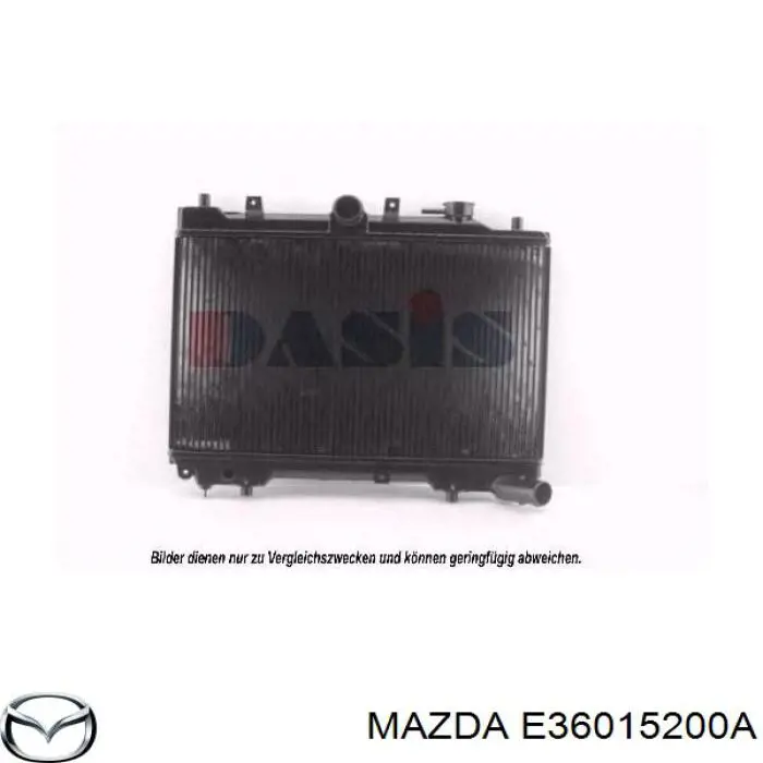 Купити E36015200A Mazda Радіатор двигуна