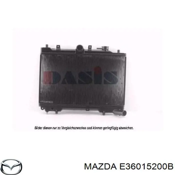 Купити E36015200B Mazda Радіатор двигуна