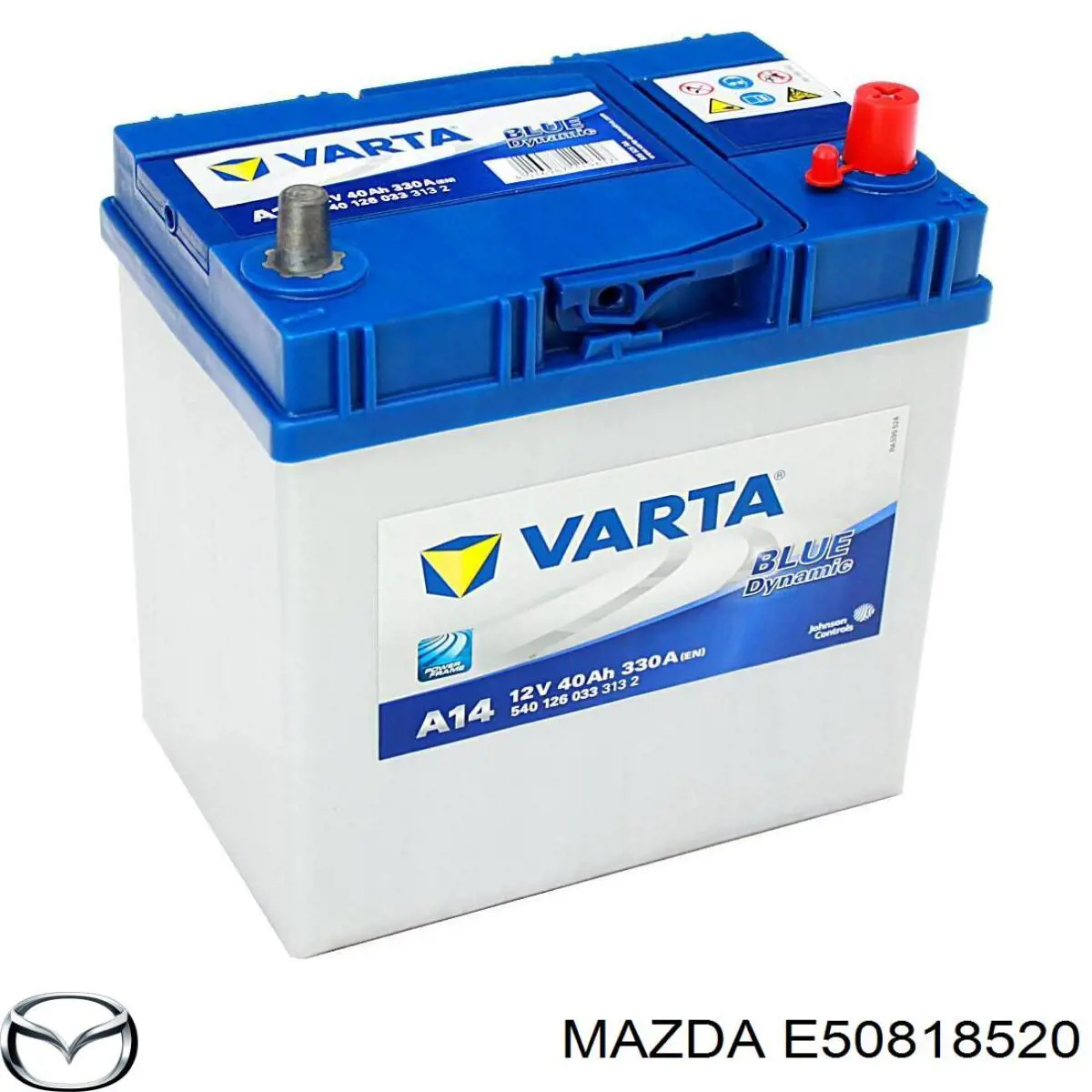 E50818520 Mazda акумуляторна батарея, акб