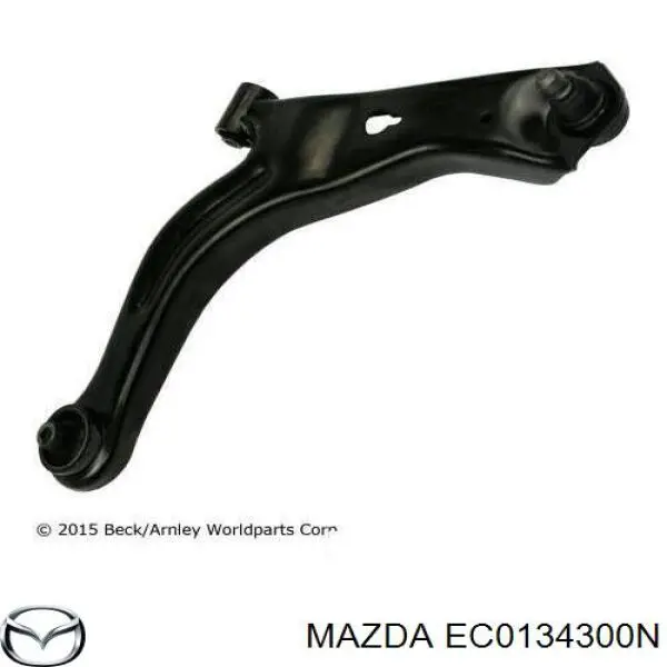 Важіль передньої підвіски нижній, правий EC0134300N Mazda