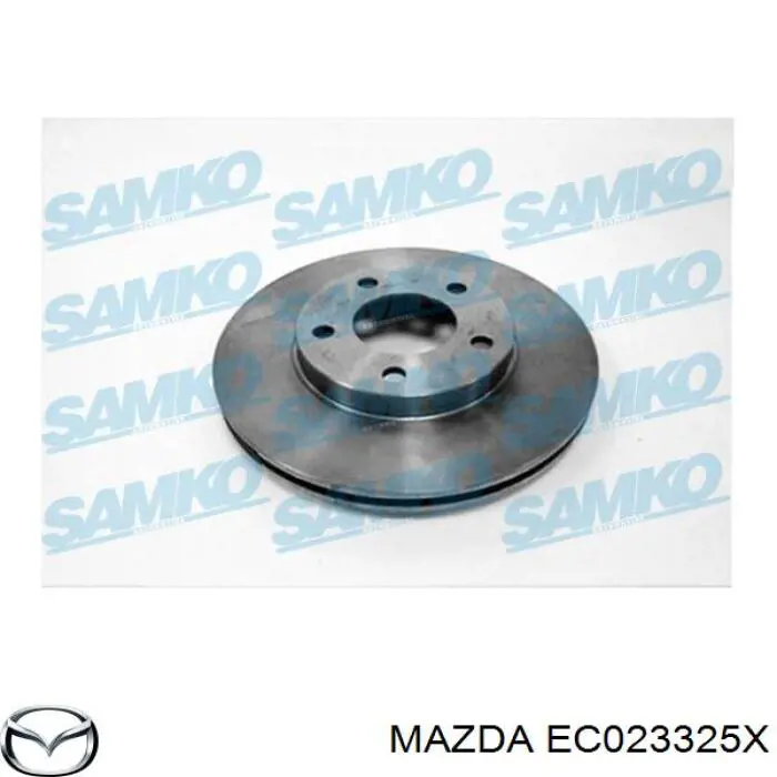 Диск переднього гальма Mazda EC023325X ціна, від 37.25 USD