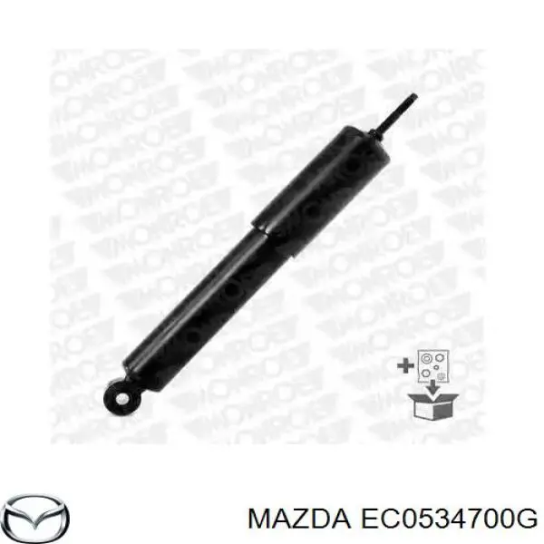 Амортизатор передній, правий EC0534700G Mazda