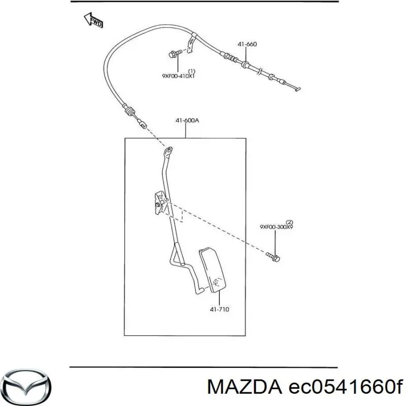 Купити EC0541660F Mazda 