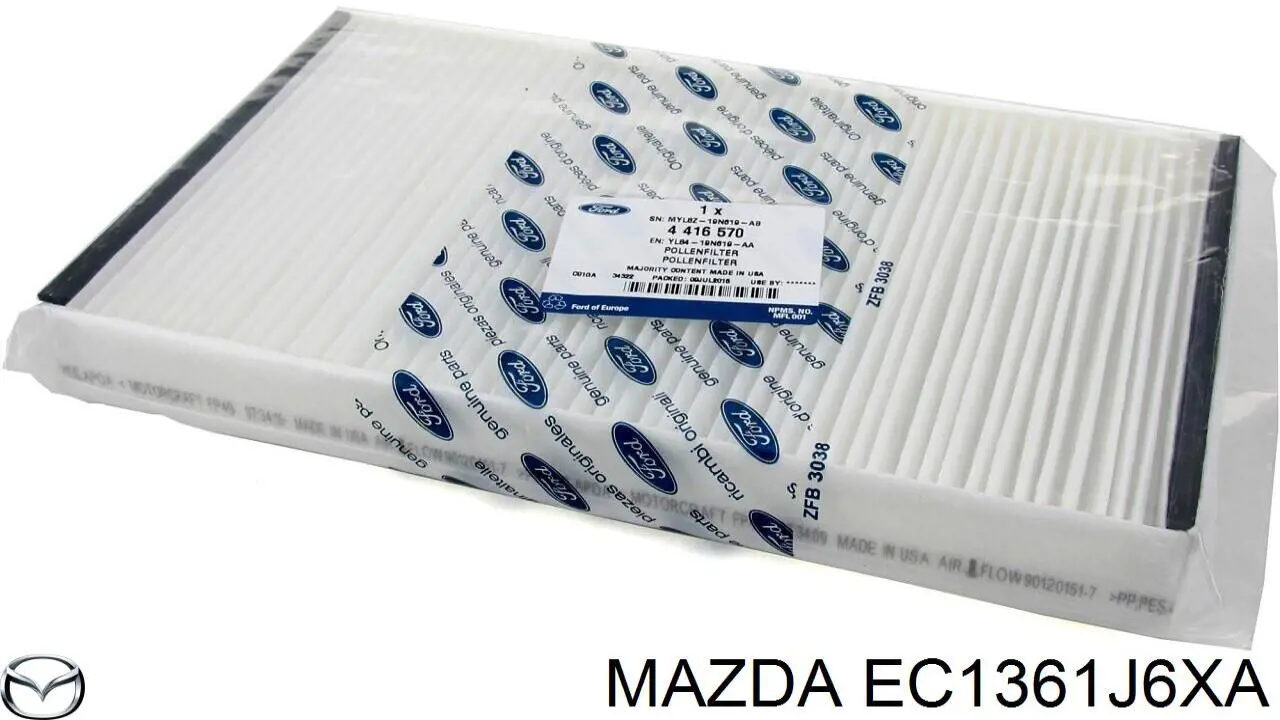 EC1361J6XA Mazda фільтр салону