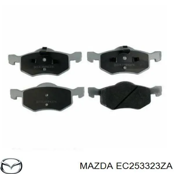 Купити EC253323ZA Mazda Колодки гальмівні передні, дискові