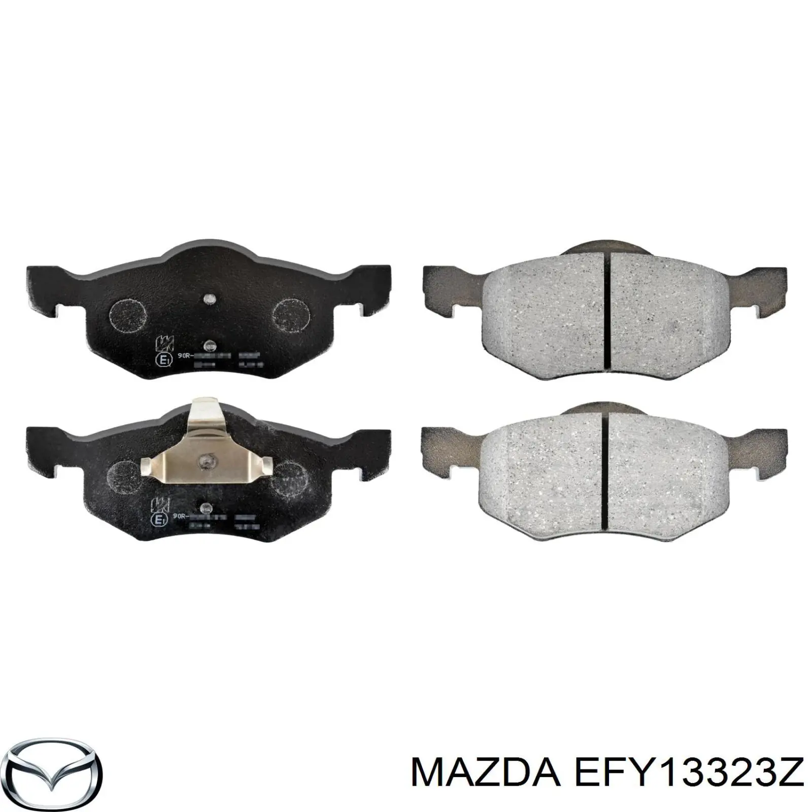 Колодки гальмівні передні, дискові EFY13323Z Mazda