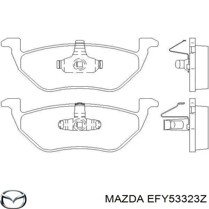 Тормозні колодки Mazda EFY53323Z