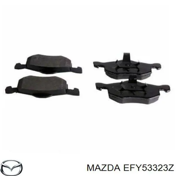 Гальмівні колодки Mazda EFY53323Z ціна, від 28.13 USD