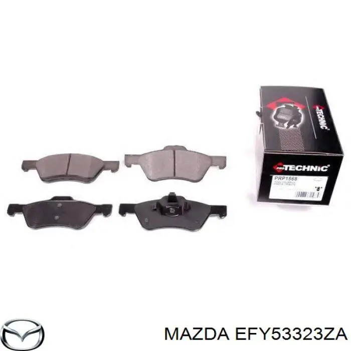 Колодки гальмівні передні, дискові EFY53323ZA Mazda