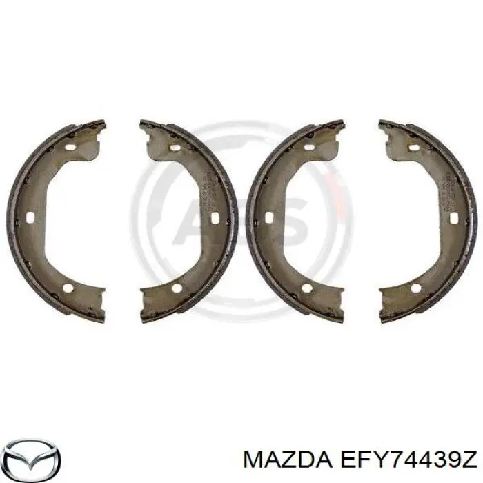 Колодки гальмові задні, барабанні EFY74439Z Mazda