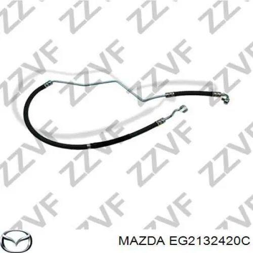 Патрубок високого тиску гідропідсилювача Mazda EG2132420C ціна, від 50.67 USD