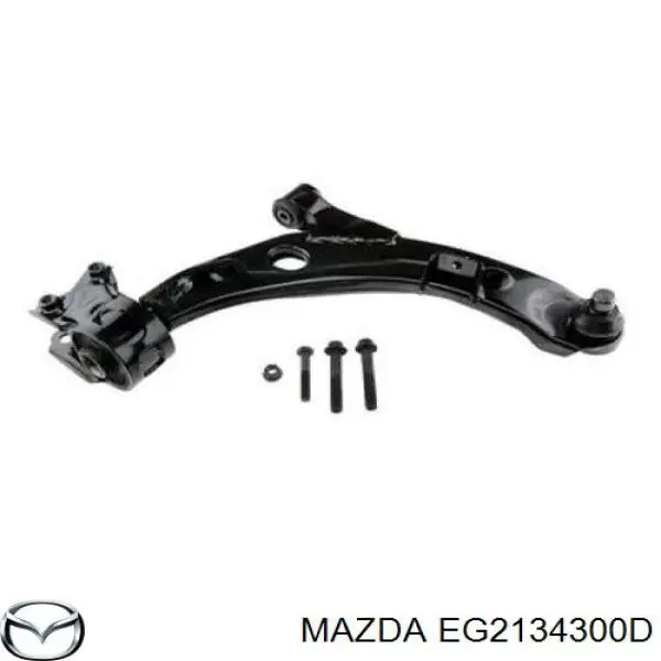 Важіль передньої підвіски нижній, правий EG2134300D Mazda