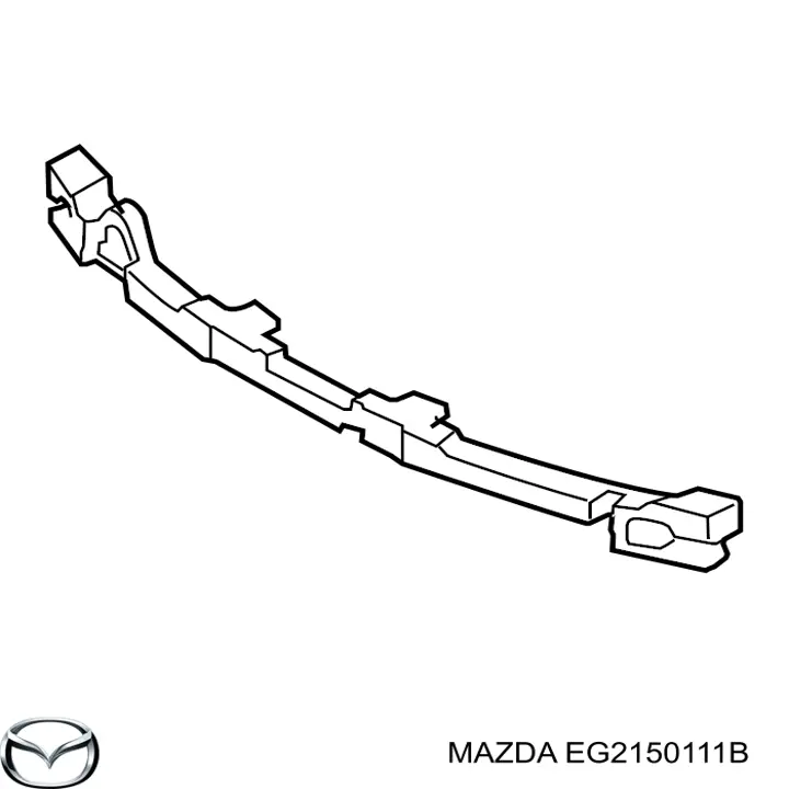 Абсорбер (наповнювач) бампера переднього Mazda CX-7 Sport (Мазда CX-7)