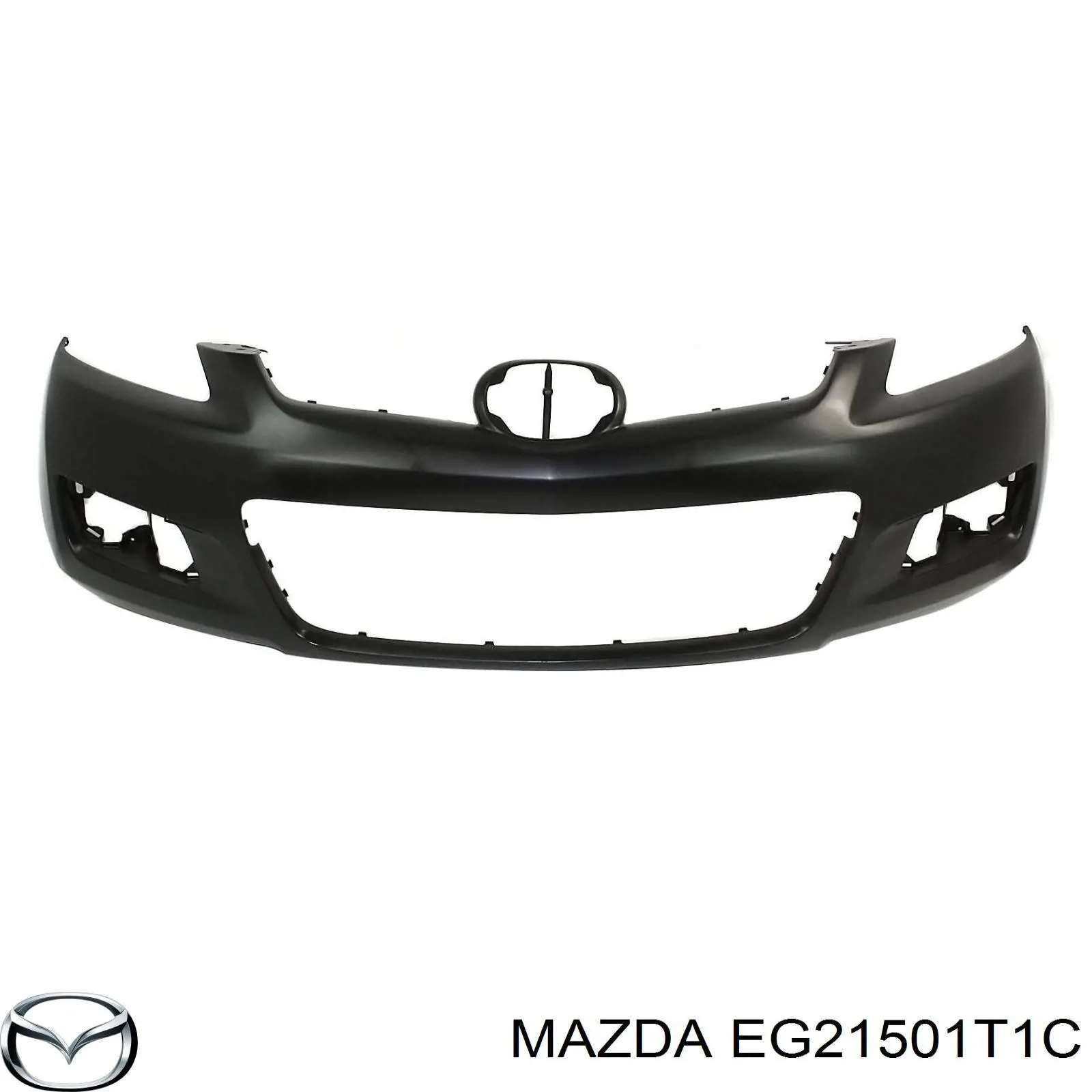 Решітка переднього бампера, центральна Mazda CX-7 Sport (Мазда CX-7)