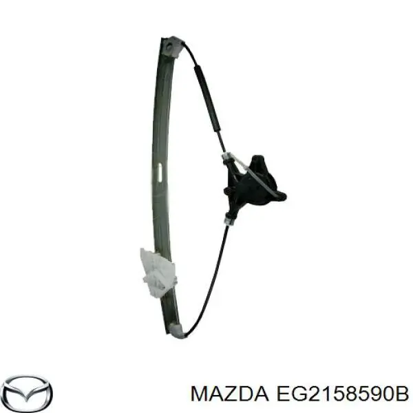 Механізм склопідіймача дверей передніх, правих Mazda EG2158590B ціна, від 16.47 USD