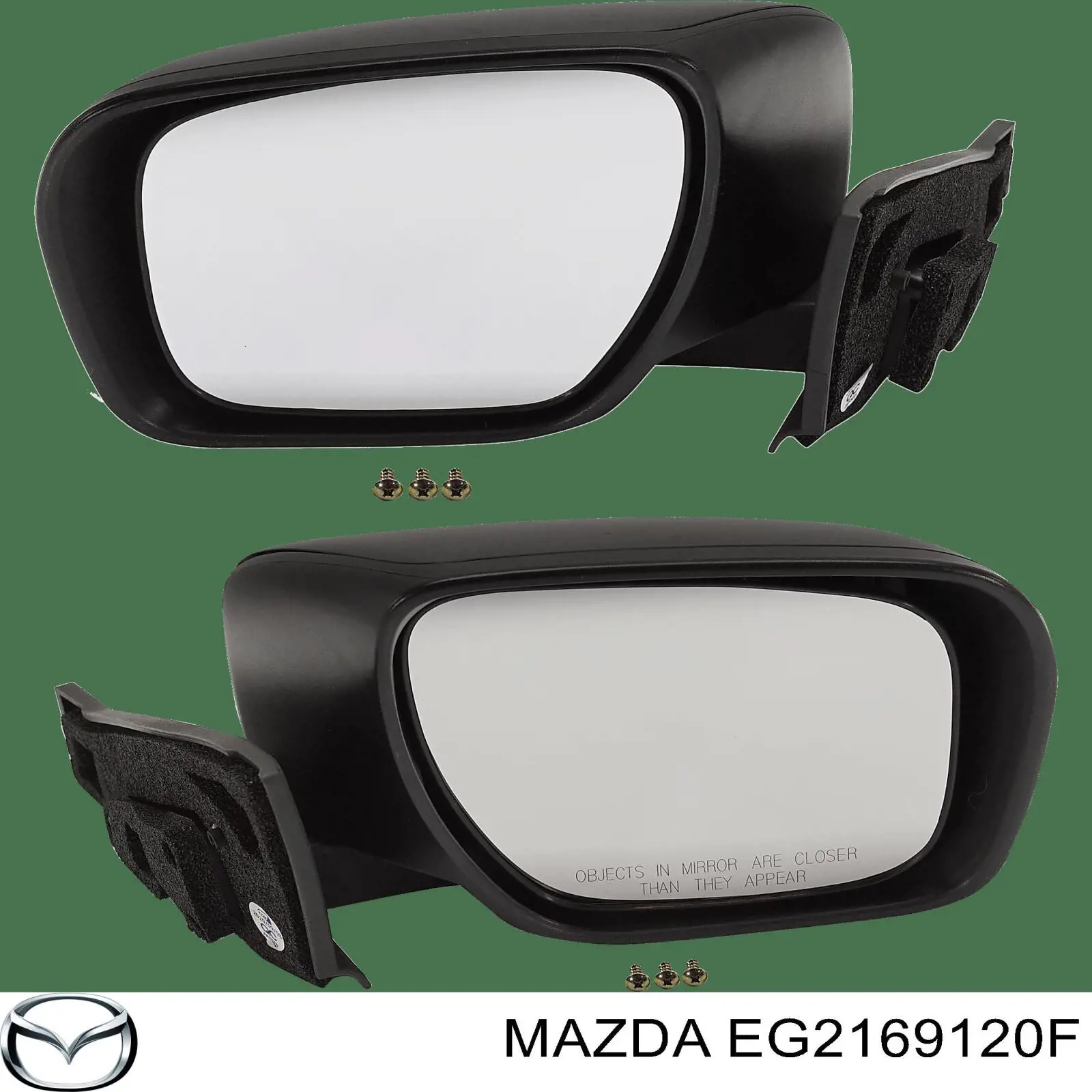 Праве бічне дзеркало Mazda EG2169120F ціна, від 187.85 USD