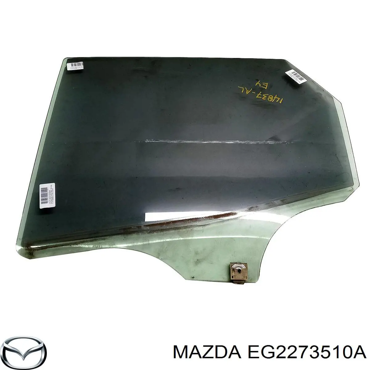 EG2273510A Mazda Скло задніх дверей, лівих