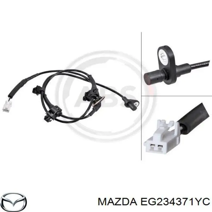 Датчик АБС (ABS) задній правий Mazda EG234371YC ціна, від 26.69 USD