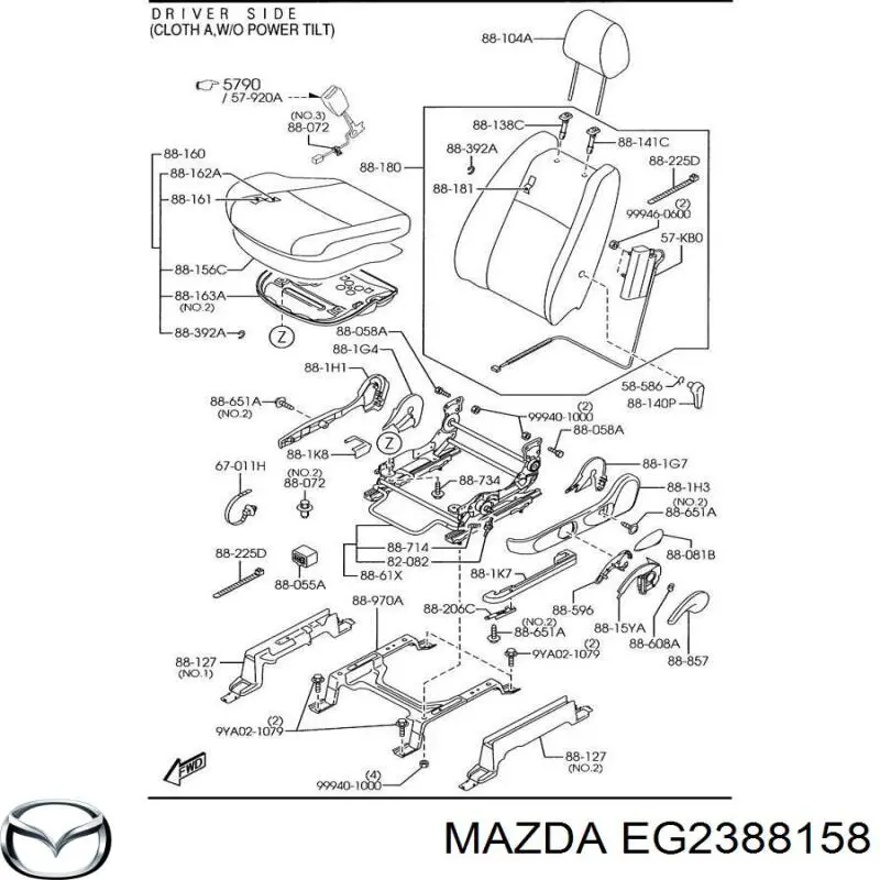 Купити EG2388158 Mazda 