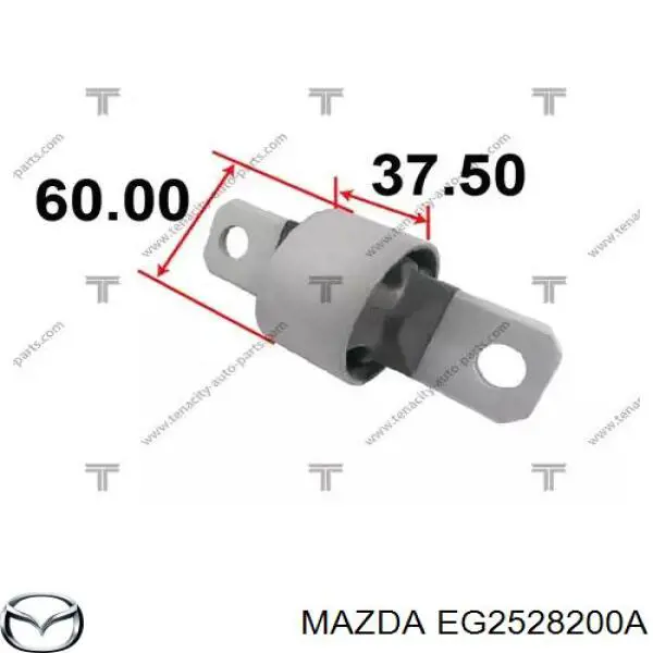 EG2528200A Mazda Цапфа поворотна права