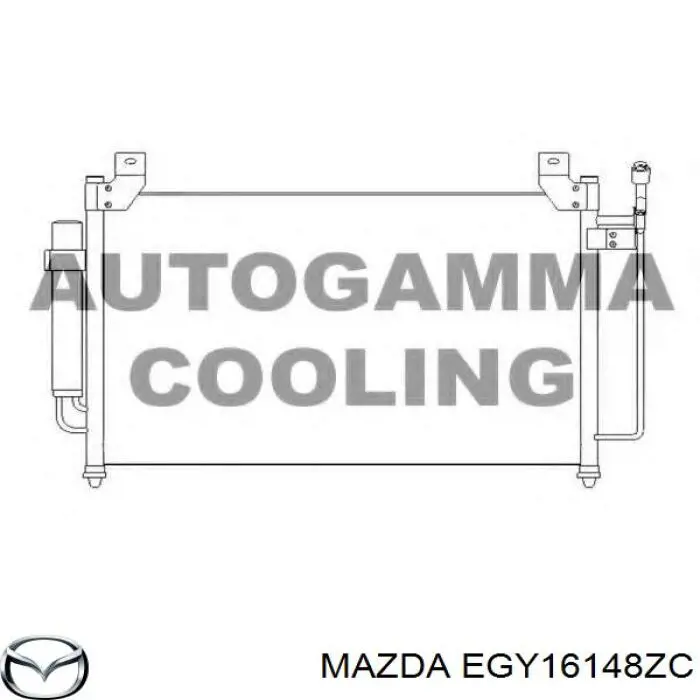 EGY16148ZC Mazda Конденсатор
