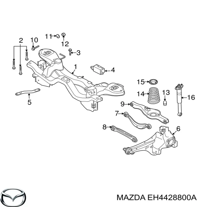  Mazda EH4428800A ціна, від  USD