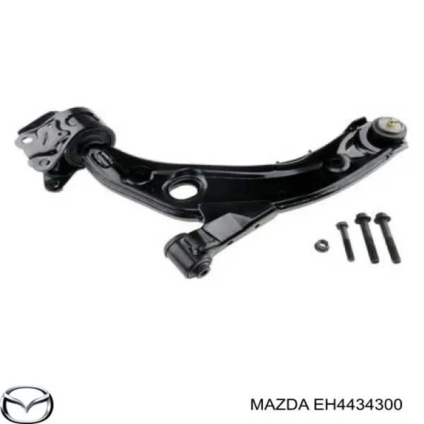 Правий важіль передній нижній підвіски Mazda EH4434300