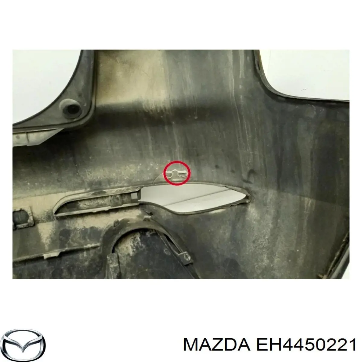 EH4450221 Mazda Буфер (бампер) задній