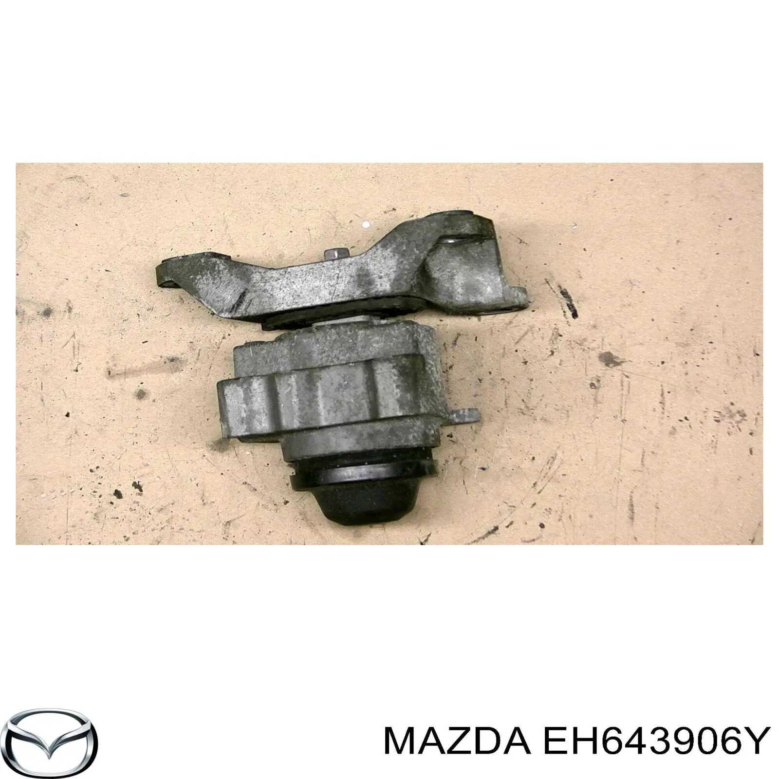 Подушка (опора) двигуна, права EH643906Y Mazda