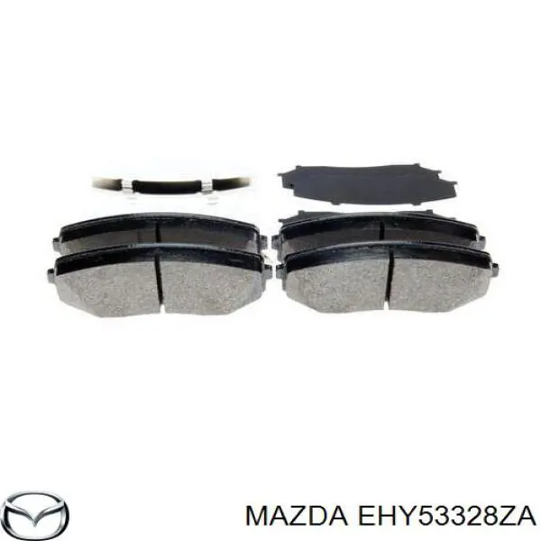 Купити EHY53328ZA Mazda Колодки гальмівні передні, дискові