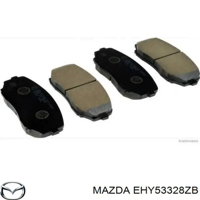 EHY53328ZB Mazda колодки гальмівні передні, дискові