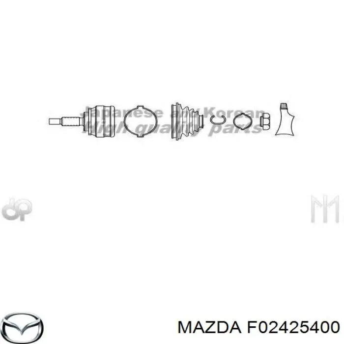 Піввісь передня, права Mazda F02425400 ціна, від 42.20 USD