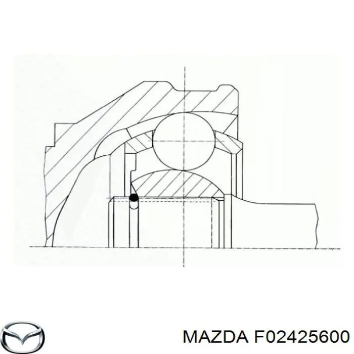 Привід лівий на Mazda 323 F IV BG