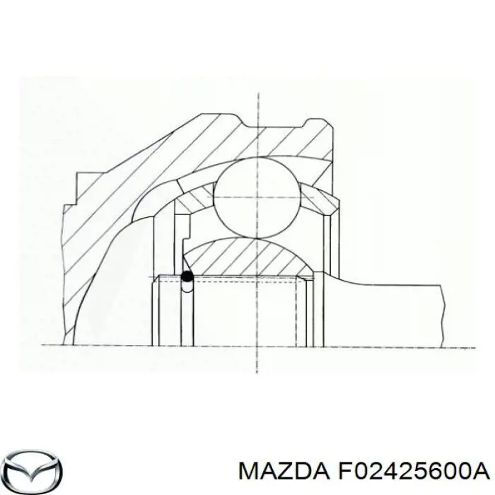 Граната колісна Mazda F02425600A ціна, від 29.11 USD