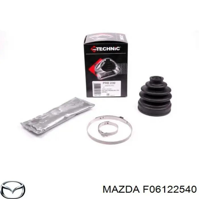 F06122540 Mazda Пильник ШРКШ внутрішній, передній півосі