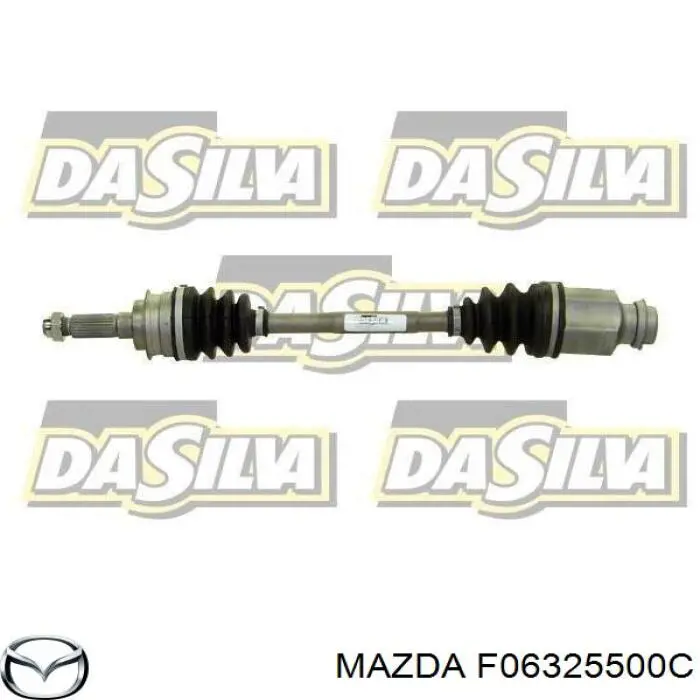 F06325500C Mazda Привід передній правий