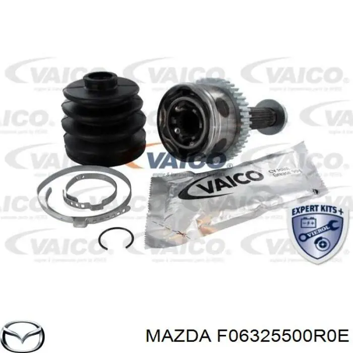Піввісь передня, права Mazda F06325500R0E ціна, від 68.76 USD