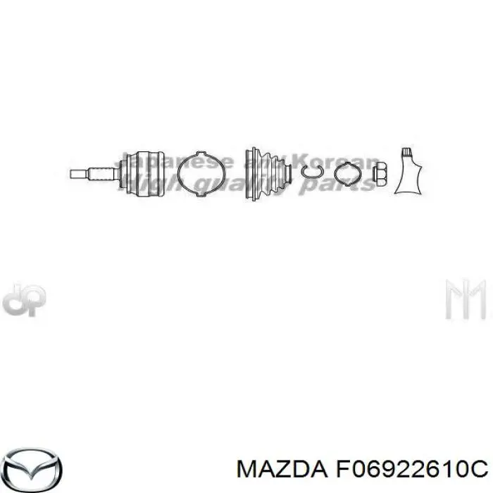 Граната колісна Mazda F06922610C ціна, від 29.30 USD