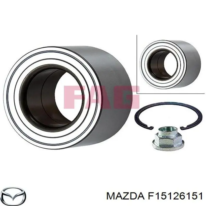 Купити F15126151 Mazda Підшипник задньої ступиці