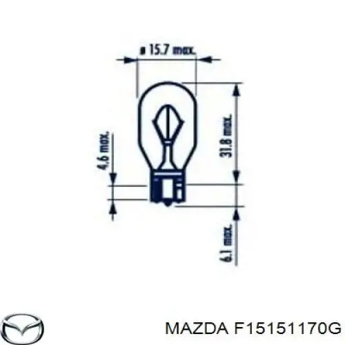 Задні ліхтарі Mazda F15151170G ціна, від 364.58 USD