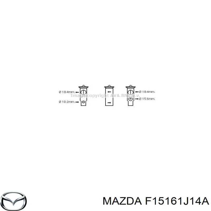 Клапан TRV, кондиціонера Mazda RX-8 (SE) (Мазда Рх 8)