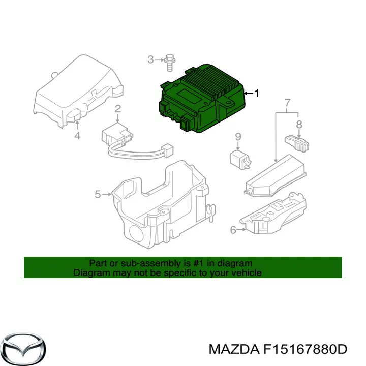 F15167880D Mazda 