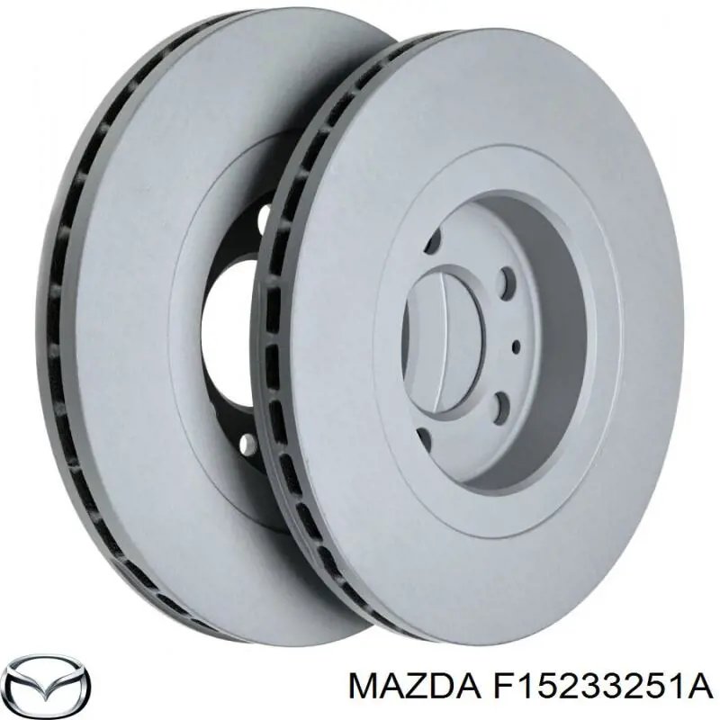 Диск переднього гальма Mazda F15233251A ціна, від 35.38 USD