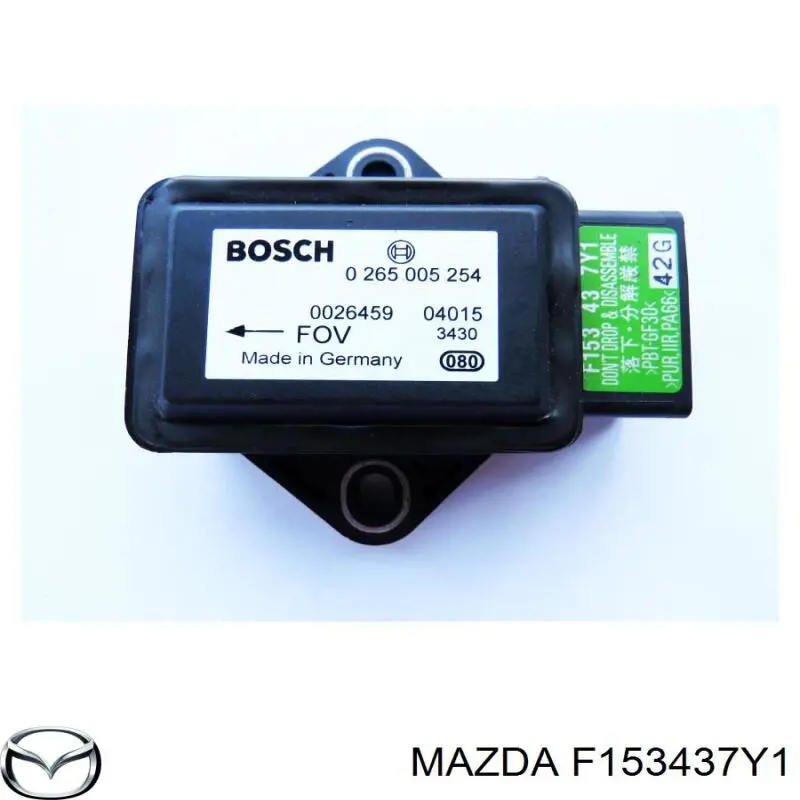 Купити F153437Y1 Mazda Датчик поперечного прискорення (ESP)
