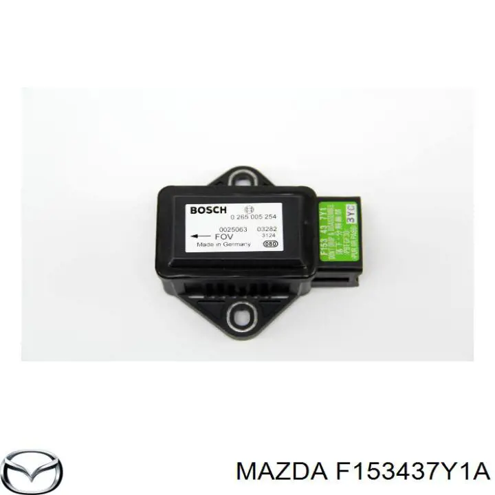 F153437Y1A Mazda Датчик поперечного прискорення (ESP)