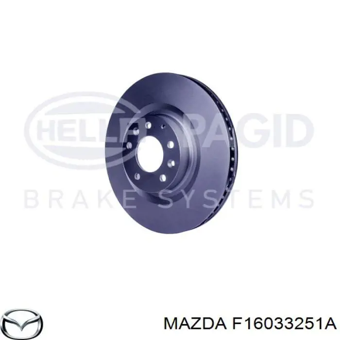 Купити F16033251A Mazda Ротор гальмівний