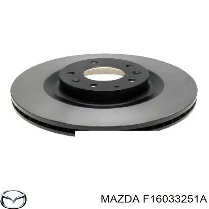 Диск переднього гальма Mazda F16033251A ціна, від 63.76 USD
