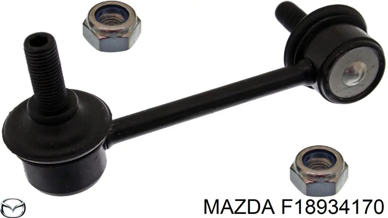 F18934170 Mazda Стійка стабілізатора, переднього, ліва